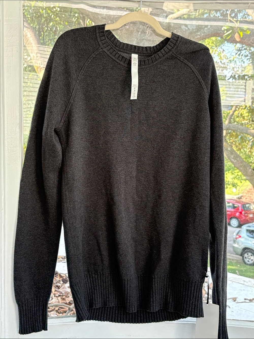 lululemon athletica Women's Crew Neck Sweater - Charcoal NWTO-XL